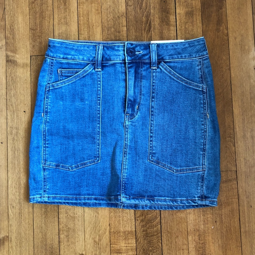 American Eagle denim mini skirt